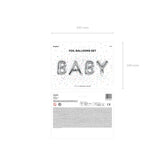 silver-baby-foil-letter-hanging-balloon-baby-shower|FB56M-018|Luck and Luck|2